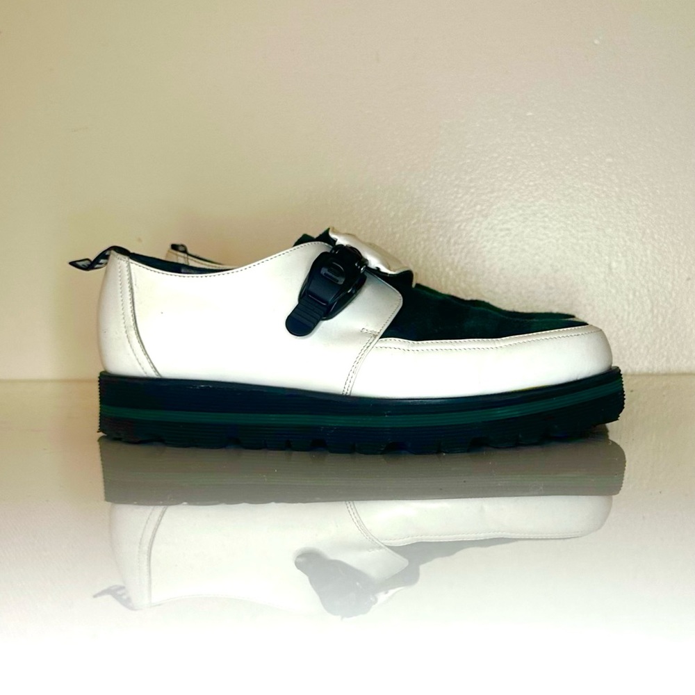 Msgm Plaid Platform Loafers